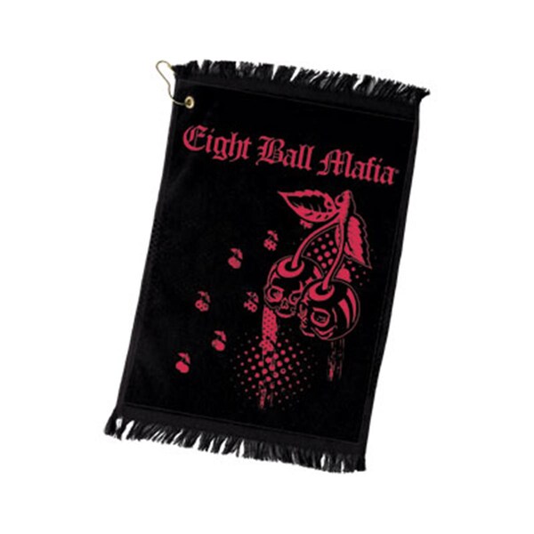 Billiards Accessories Eight Ball Mafia - Towel - Cherry Skull NITEBM02 - main